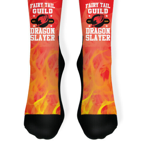 Fairy Tail Guild Dragon Slayer Sock