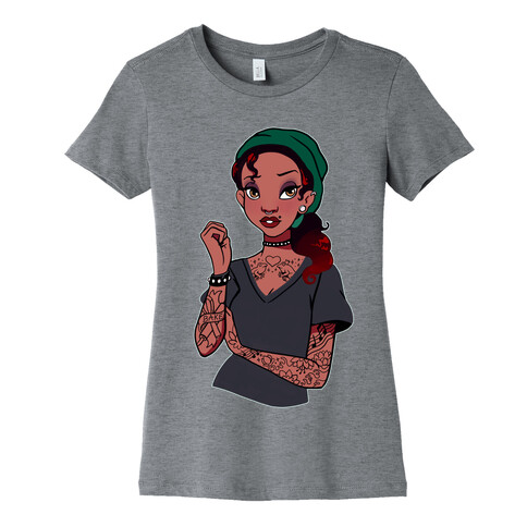 Punk Princess Tiana Parody Womens T-Shirt