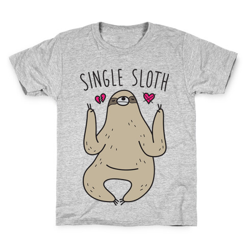Single Sloth Kids T-Shirt