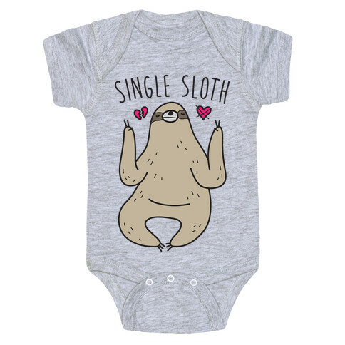 Single Sloth Baby One-Piece