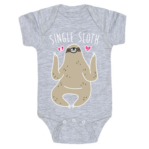 Single Sloth Baby One-Piece