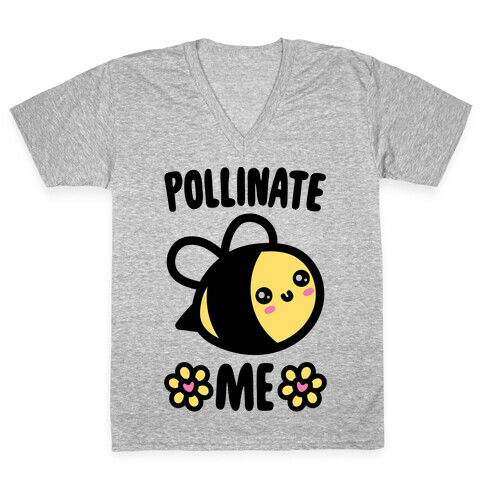 Pollinate Me  V-Neck Tee Shirt