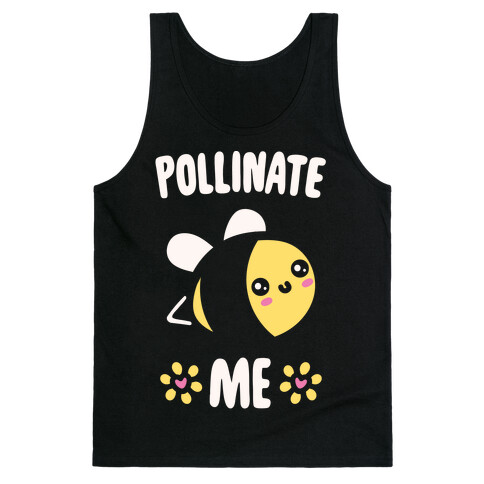 Pollinate Me White Print Tank Top