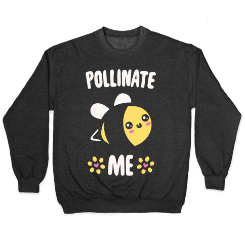 Pollinate Me White Print Pullover