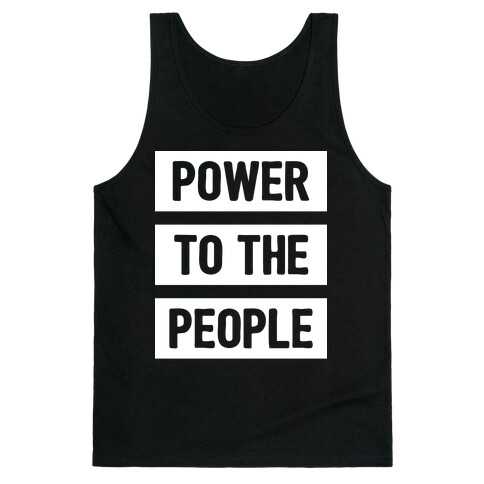 Power To The People Tank Top