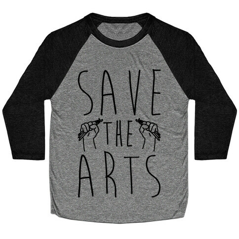 Save The Arts Baseball Tee