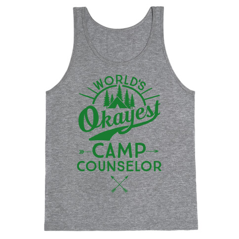 World's Okayest Camp Counselor Tank Top