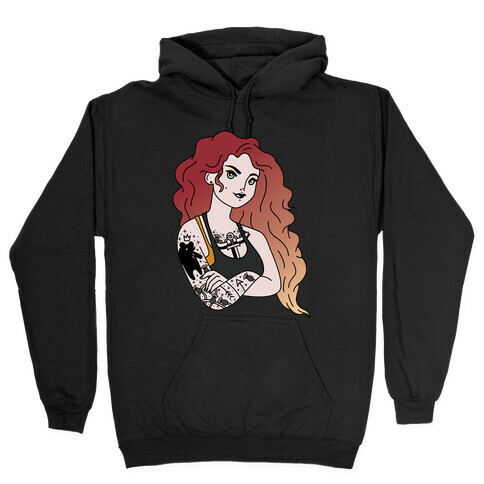 Punk Merida Parody Hooded Sweatshirt