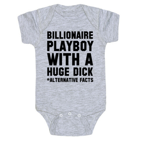 Billionaire Playboy (Alternative facts) Baby One-Piece