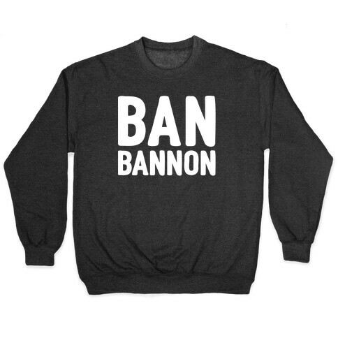Ban Bannon White Print  Pullover