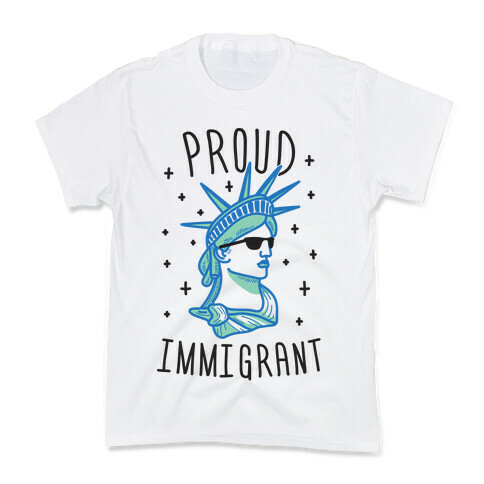 Proud Immigrant Liberty Kids T-Shirt