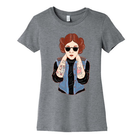 Punk Leia Parody Womens T-Shirt