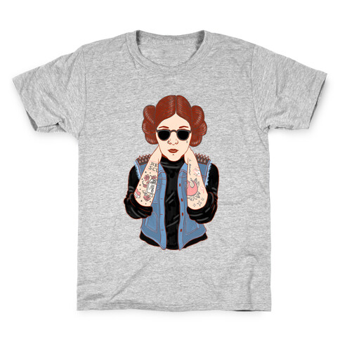 Punk Leia Parody Kids T-Shirt