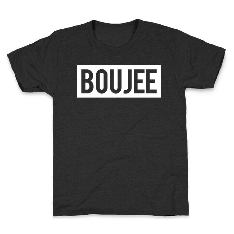 Boujee White (Bad and Boujee Pair) Kids T-Shirt