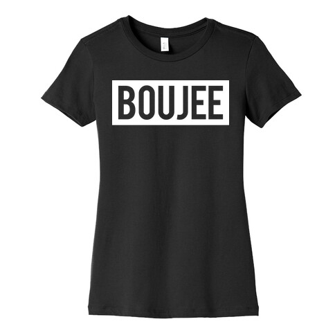 Boujee White (Bad and Boujee Pair) Womens T-Shirt