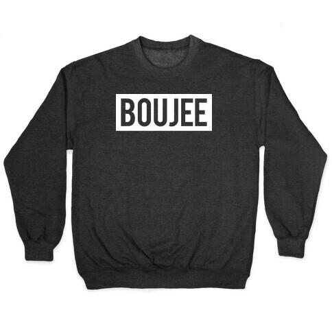 Boujee White (Bad and Boujee Pair) Pullover