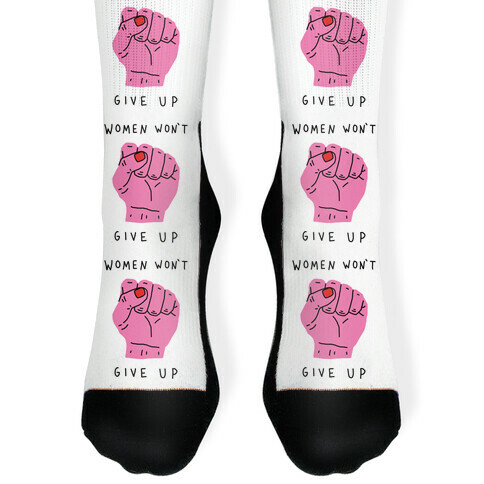 Women Won't Give Up Sock