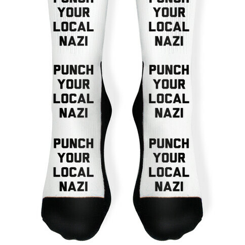 Punch Your Local Nazi Sock