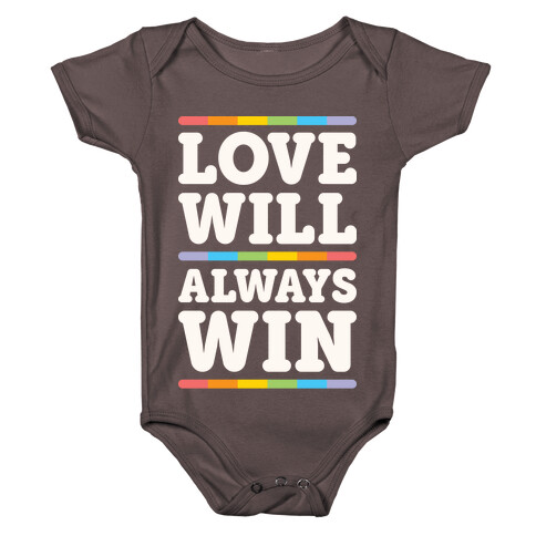 Love Will Always Win Baby One-Piece