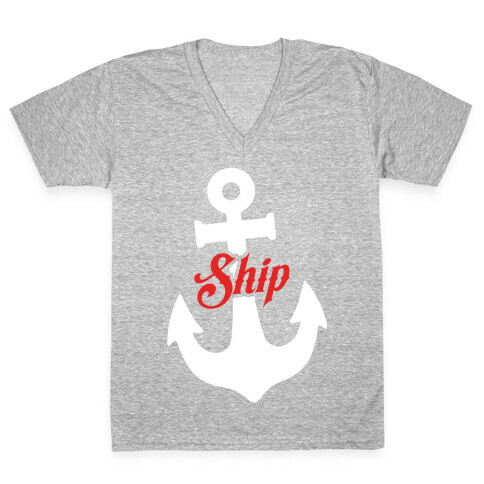 Ship Mates (Ship) V-Neck Tee Shirt