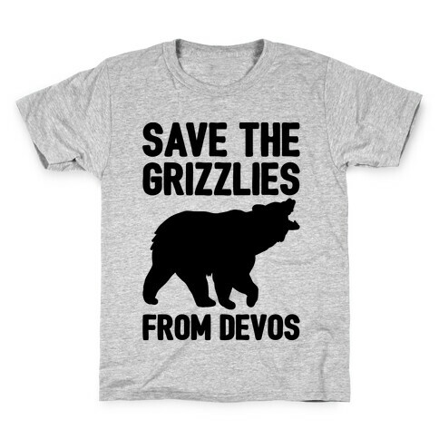 Save The Grizzlies From DeVos Kids T-Shirt