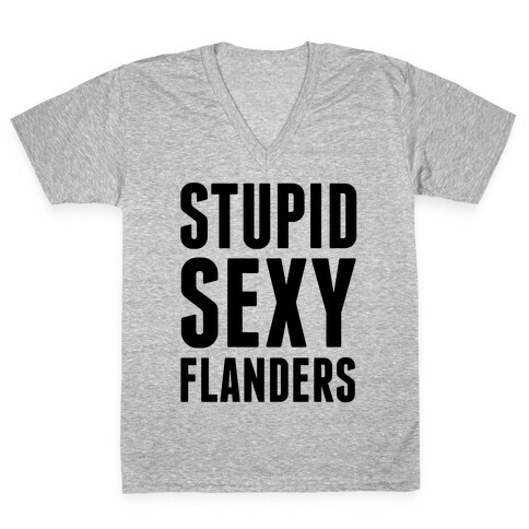 Stupid Sexy Flanders V-Neck Tee Shirt
