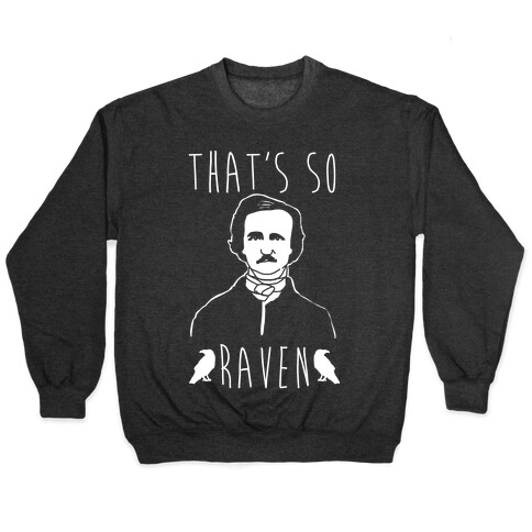 That's So Raven Parody White Print Pullover