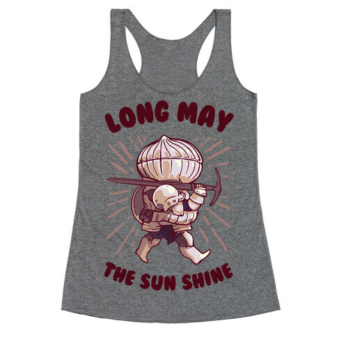 Siegward: Long May The Sun Shine Racerback Tank Top