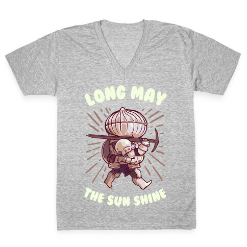 Siegward: Long May The Sun Shine V-Neck Tee Shirt