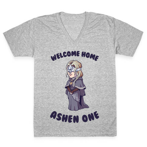 Welcome Home Ashen One V-Neck Tee Shirt
