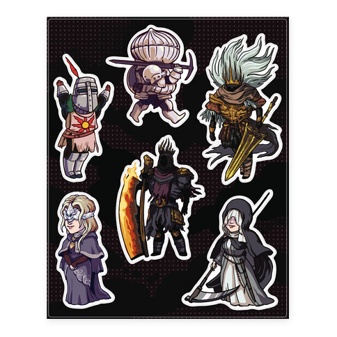 Cutie Souls  Stickers and Decal Sheet