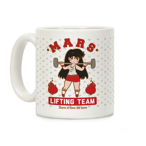 Mars Lifting Team Parody Coffee Mug