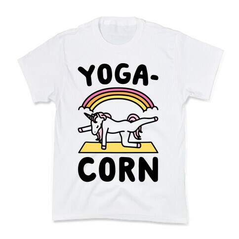 Yoga-Corn  Kids T-Shirt