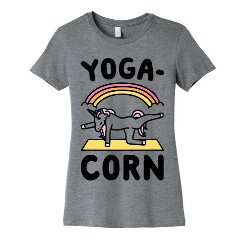 Yoga-Corn  Womens T-Shirt