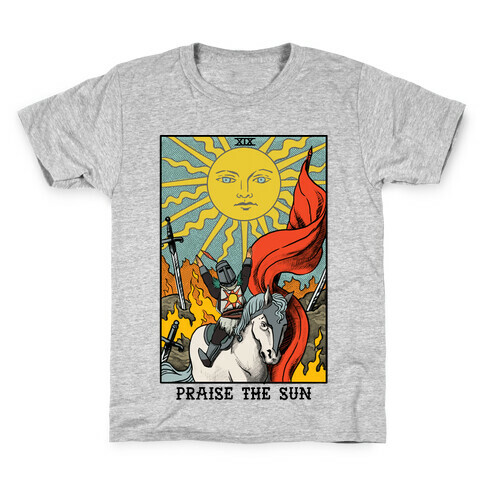Praise The Sun Tarot Card Kids T-Shirt