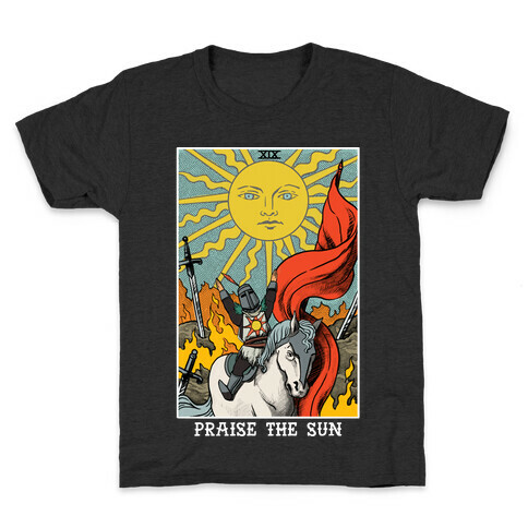 Praise The Sun Tarot Card Kids T-Shirt