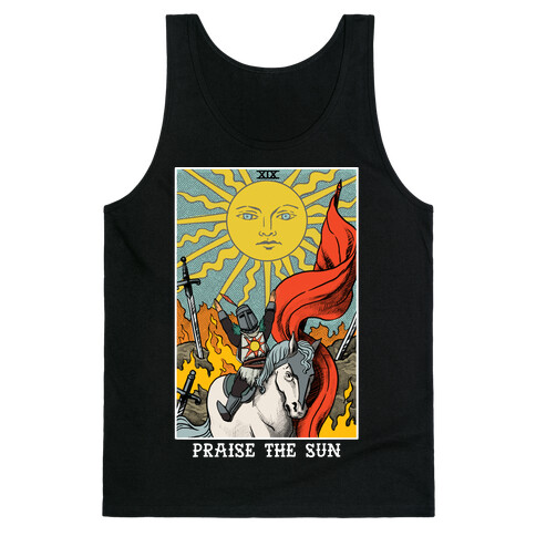 Praise The Sun Tarot Card Tank Top