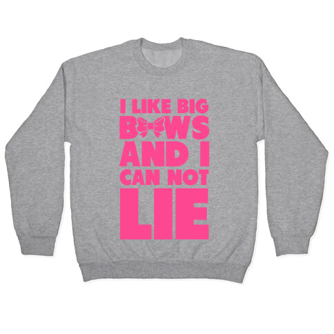 I Like Big Bows and I Can Not Lie Pullover
