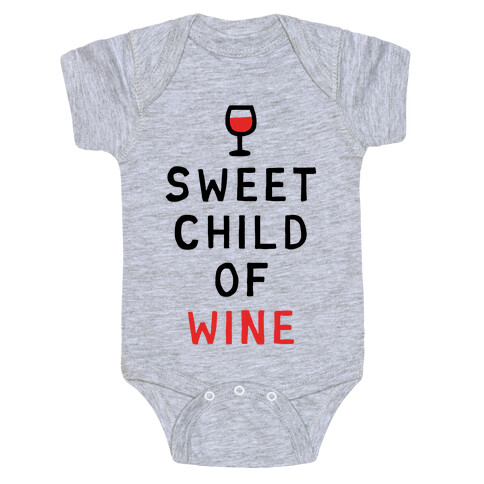 Sweet Child Of Wine Baby One-Piece