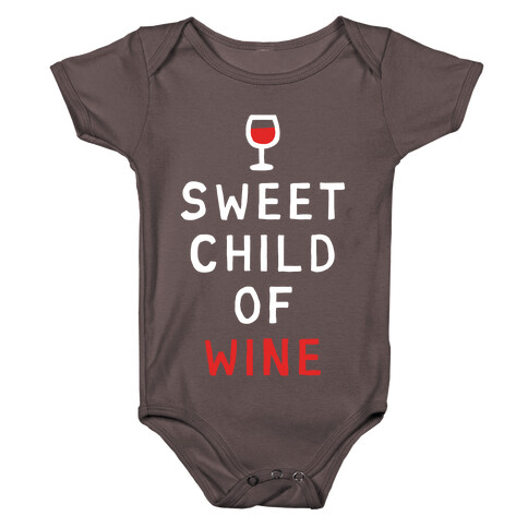 Sweet Child Of Wine Baby One-Piece