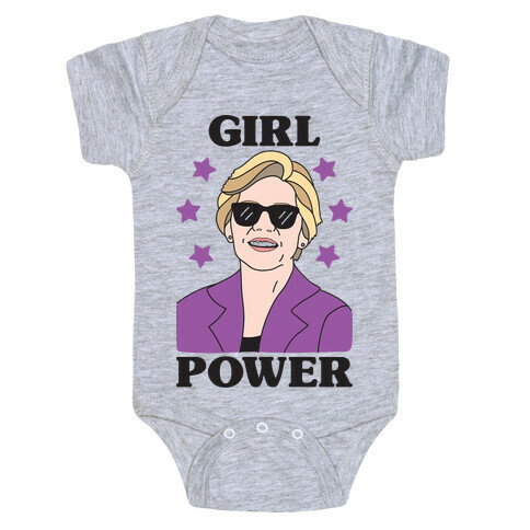 Girl Power Elizabeth Warren Baby One-Piece