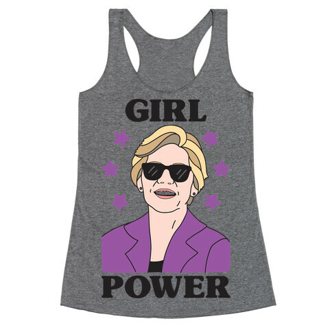 Girl Power Elizabeth Warren Racerback Tank Top