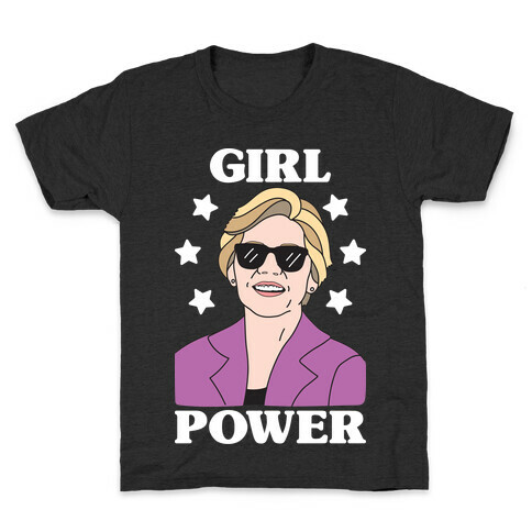 Girl Power Elizabeth Warren Kids T-Shirt