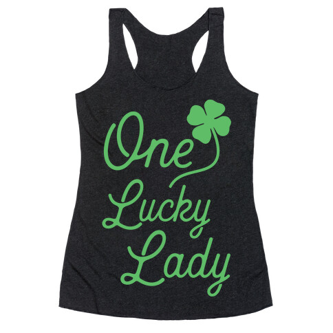 One Lucky Lady Racerback Tank Top