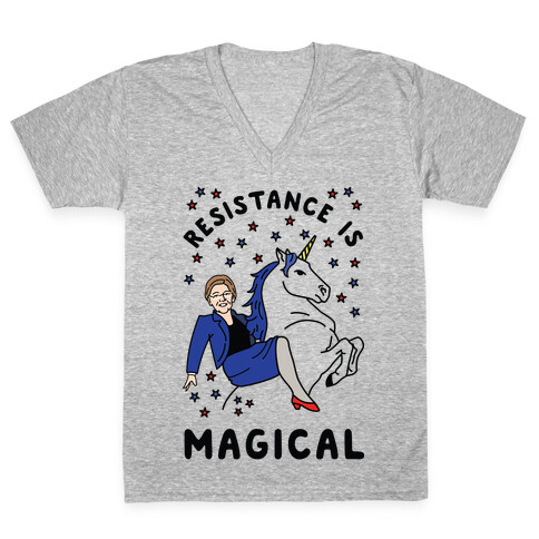 Resistance is Magical V-Neck Tee Shirt