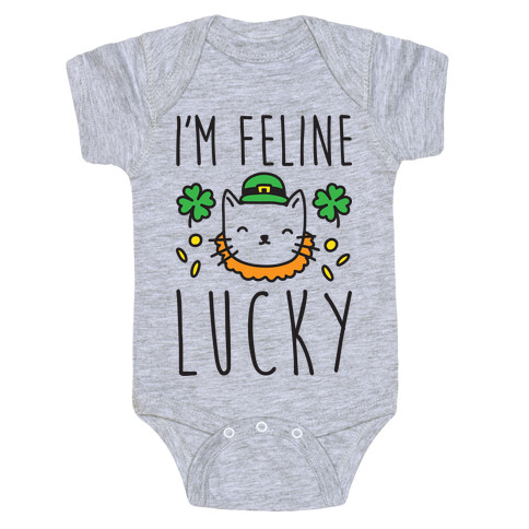 I'm Feline Lucky Baby One-Piece