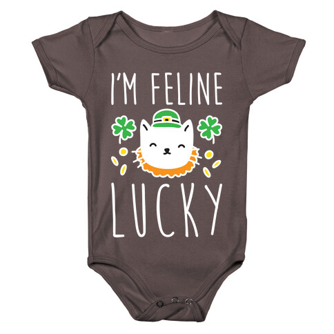 I'm Feline Lucky Baby One-Piece