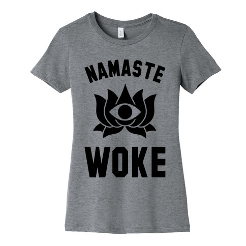 Namaste Woke Womens T-Shirt