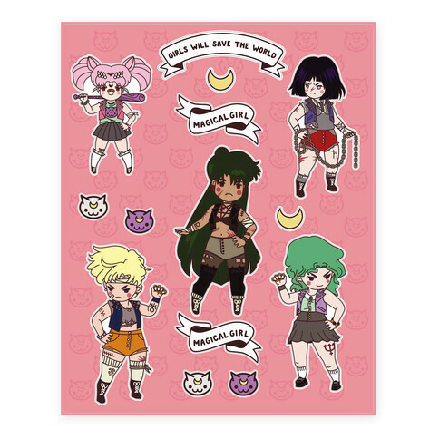 Rebel Girls Will Save The World 2 Stickers and Decal Sheet