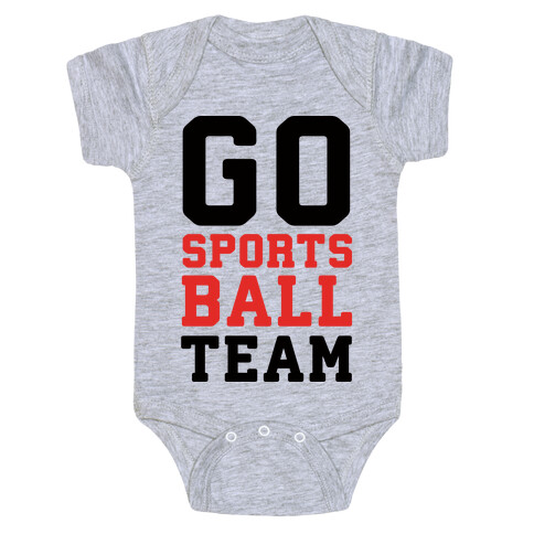 Go Sports Ball Team Baby One-Piece